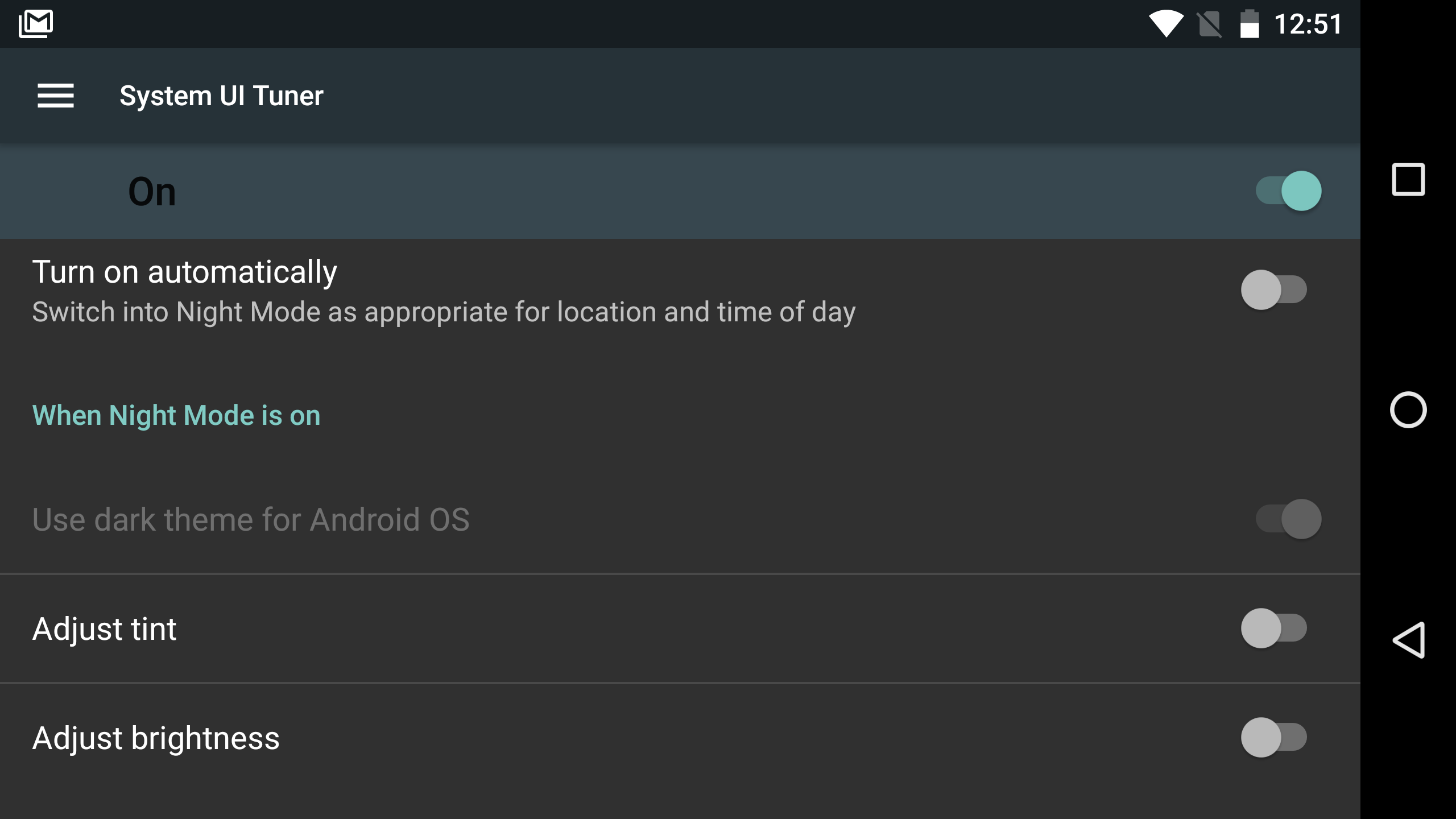 enable system ui tuner nougat