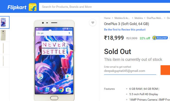 flipkart-oneplus3