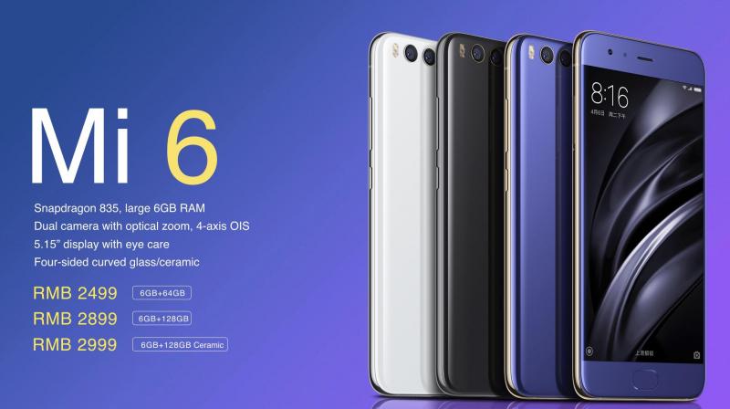 Xiaomi Mi 6 announced