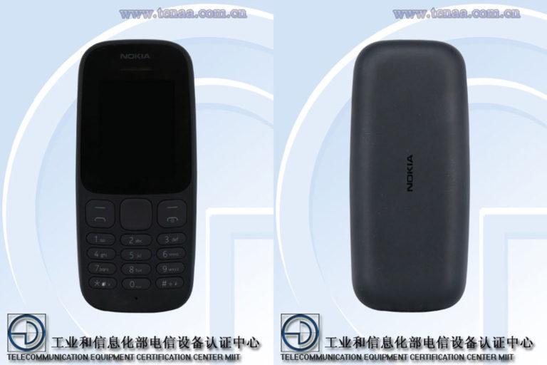 Nokia 105 TA-1034 (TENAA)