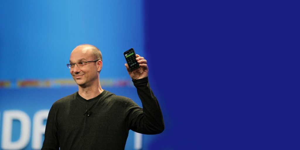 Andy Rubin unveiling Essential Phone