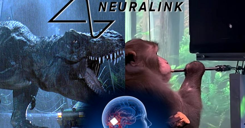 Neuralink could create a real Jurassic Park. A Neuralink chip monkey